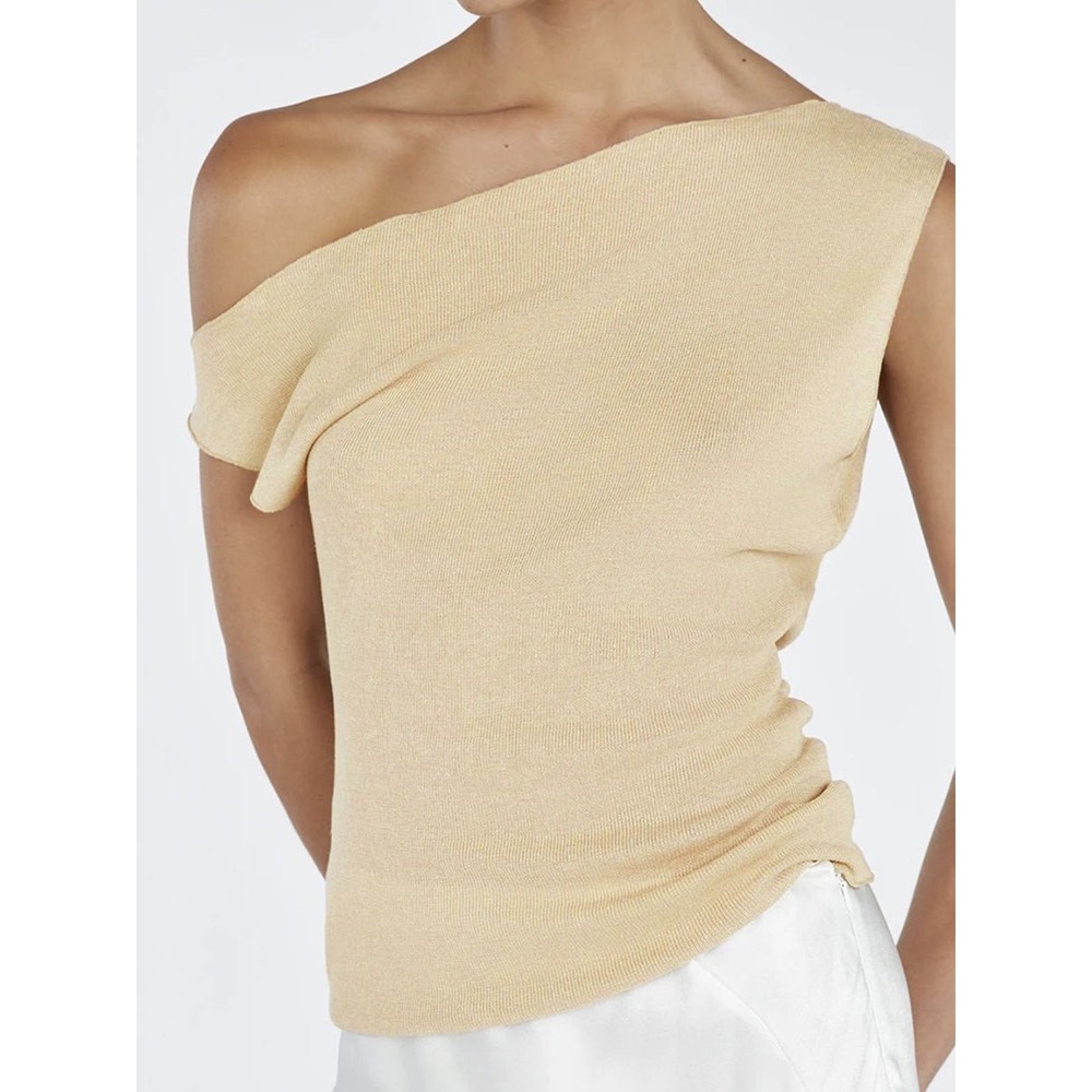 Commense Solid Asymmetrical Neck‎ Sweater Vest si… - image 5